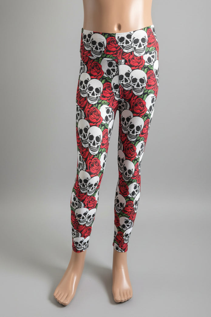 Skulls and Roses soft touch leggings