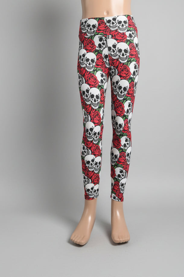 Skulls and Roses soft touch leggings