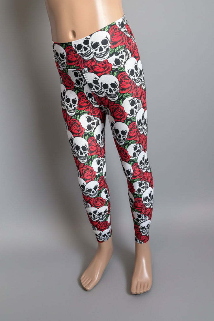 Skulls and Roses soft touch leggings