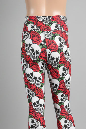 Skulls and Roses soft touch leggings