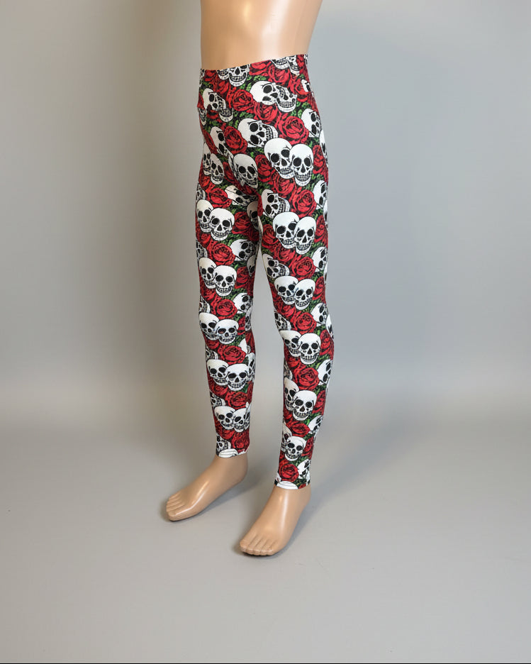 Skulls and Roses soft touch leggings