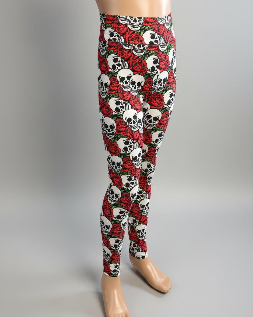 Skulls and Roses soft touch leggings
