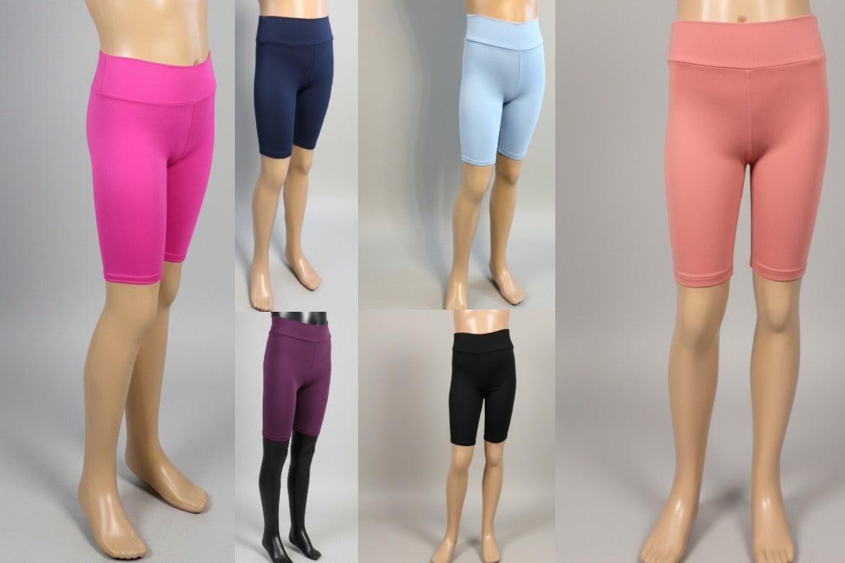 Solid colour long shorts - choice of colours and sizes!