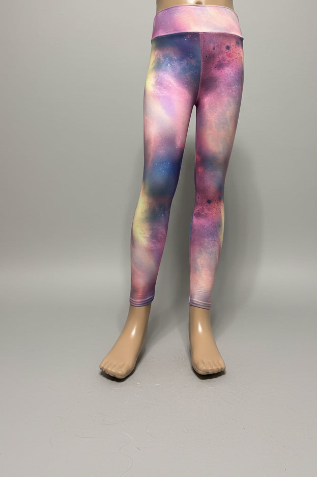 Space design soft touch leggings