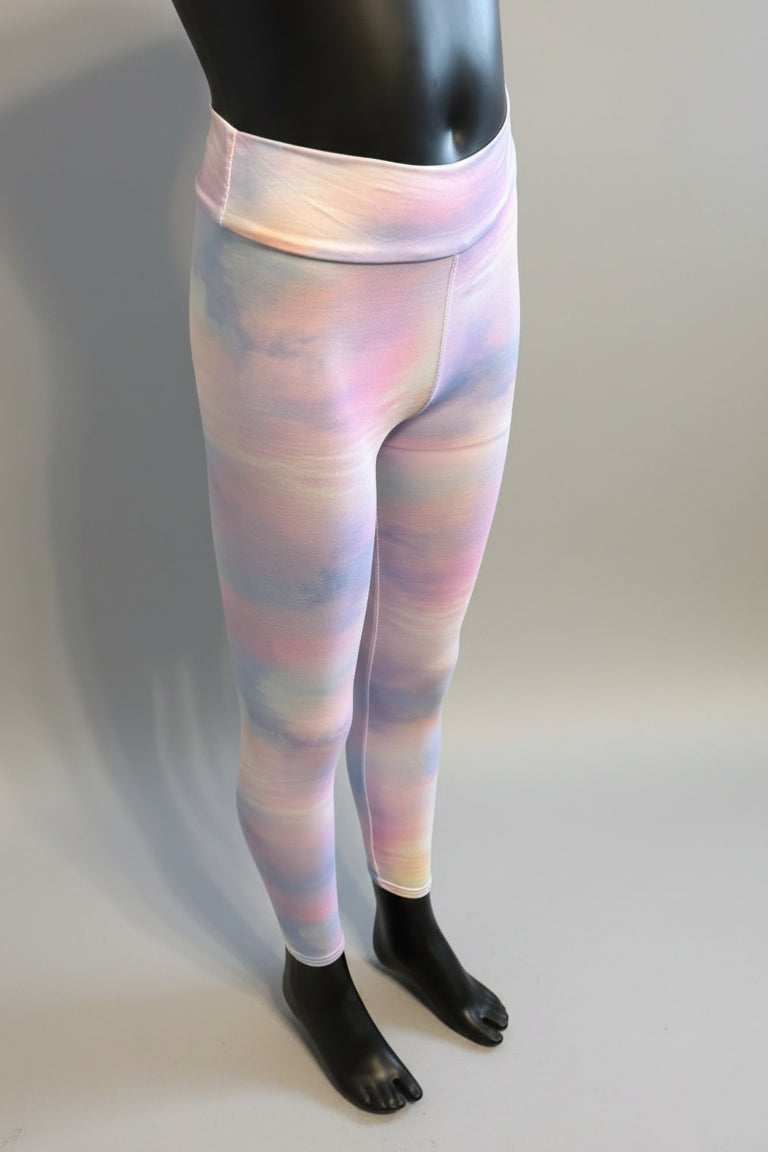 Sunset Pastels design leggings