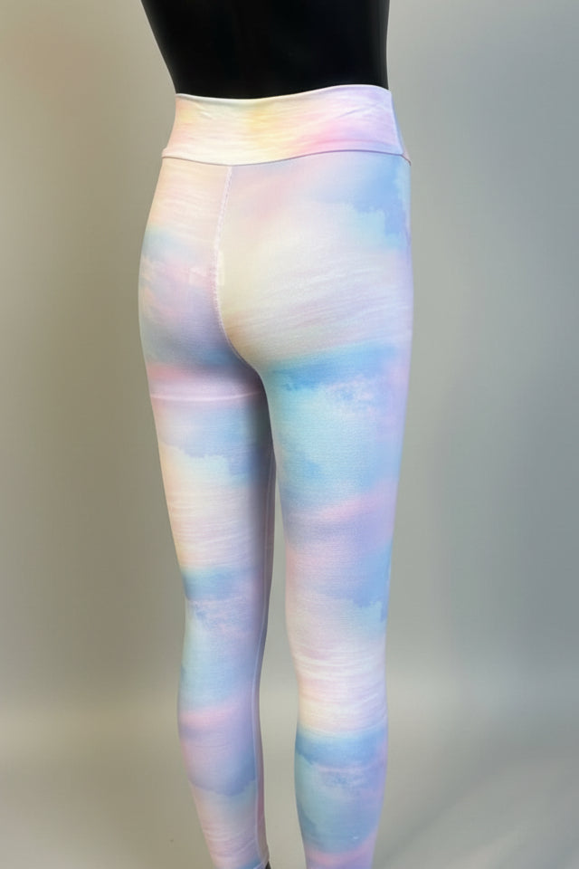 Sunset Pastels design leggings