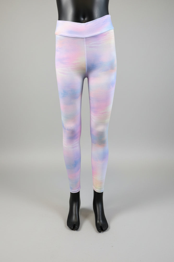 Sunset Pastels design leggings