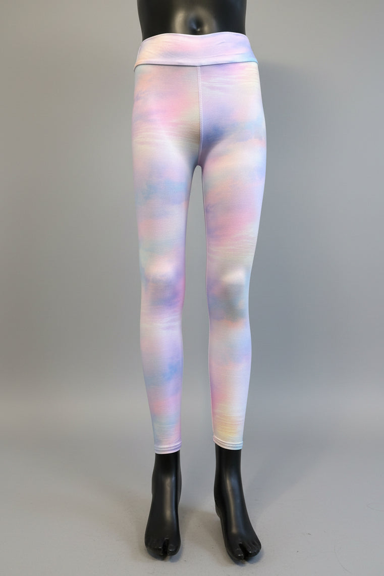 Sunset Pastels design leggings