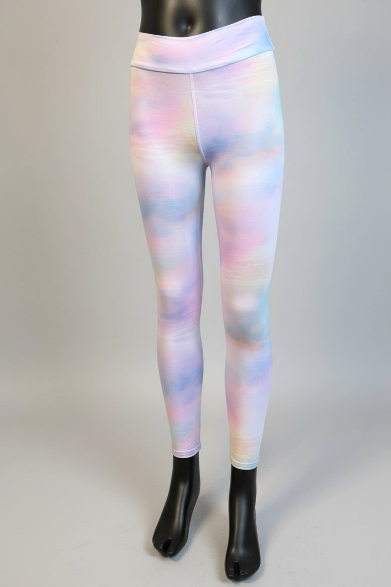 Sunset Pastels design leggings