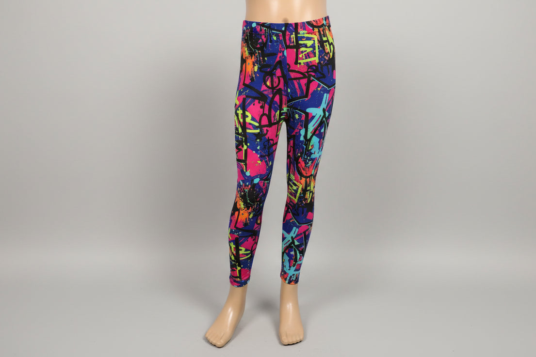 Surfer design full length stretch leggings