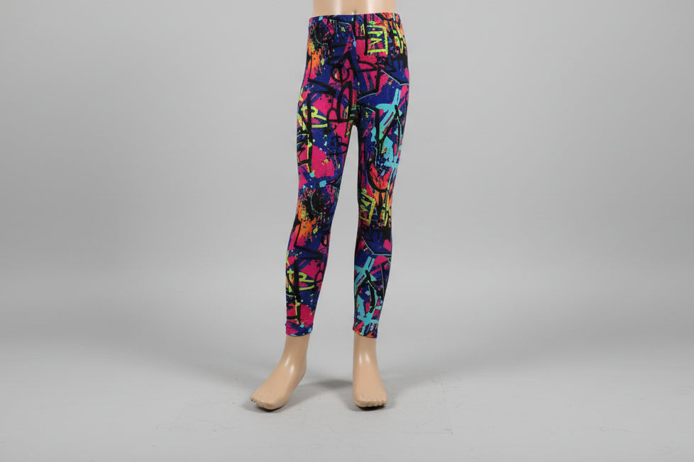 Surfer design full length stretch leggings