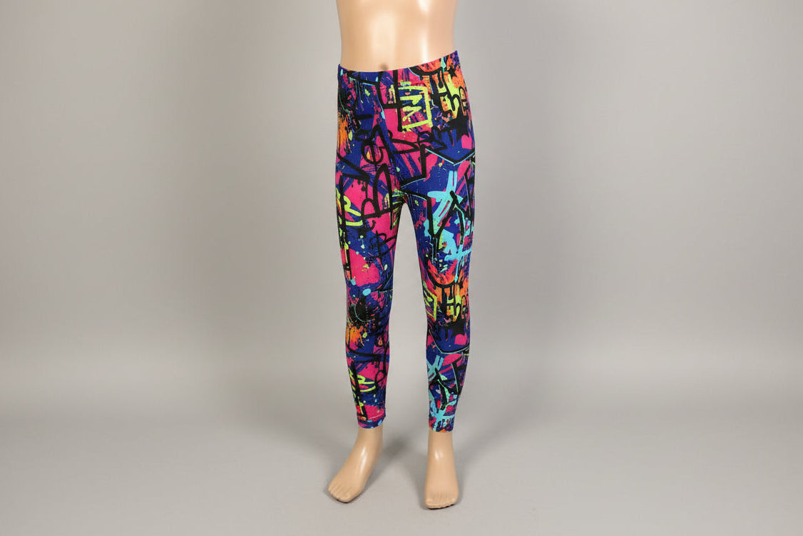 Surfer design full length stretch leggings