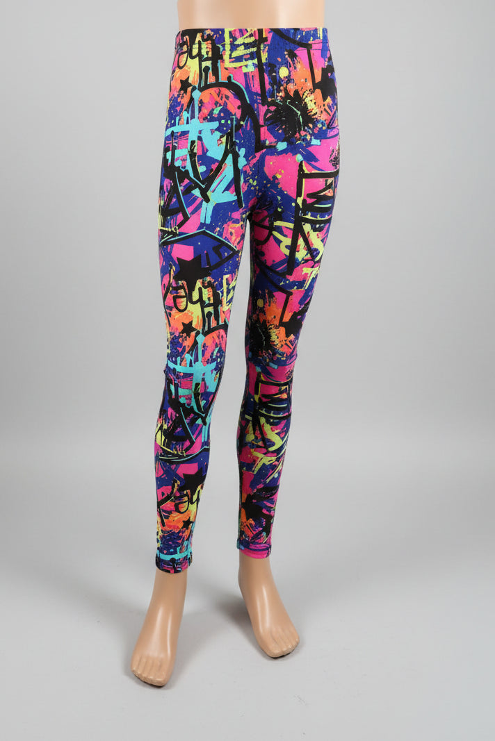 Surfer design full length stretch leggings