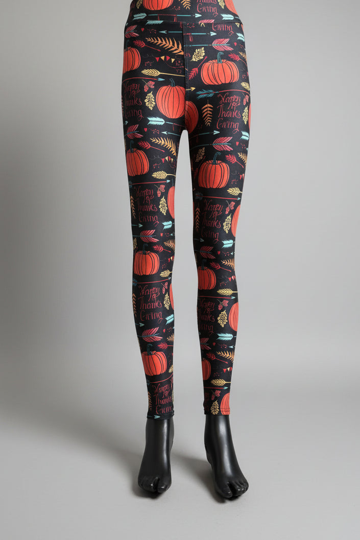 Thanksgiving holiday leggings