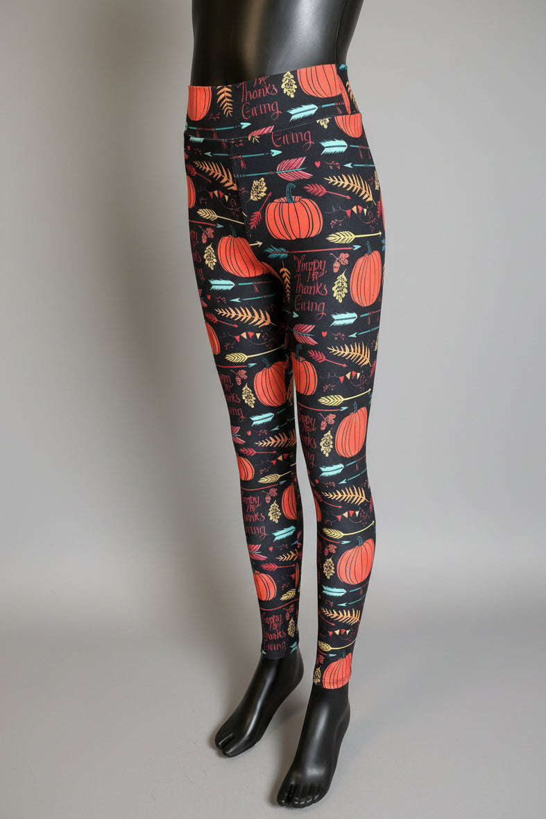Thanksgiving holiday leggings