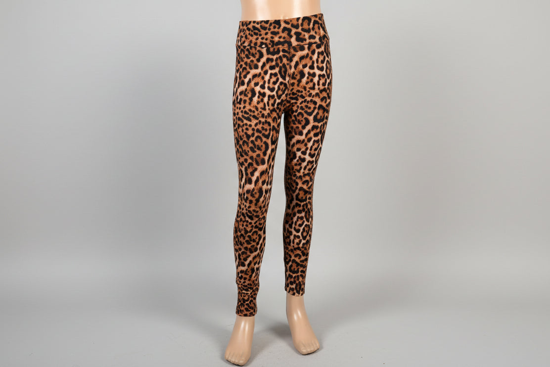Trendy leopard print leggings