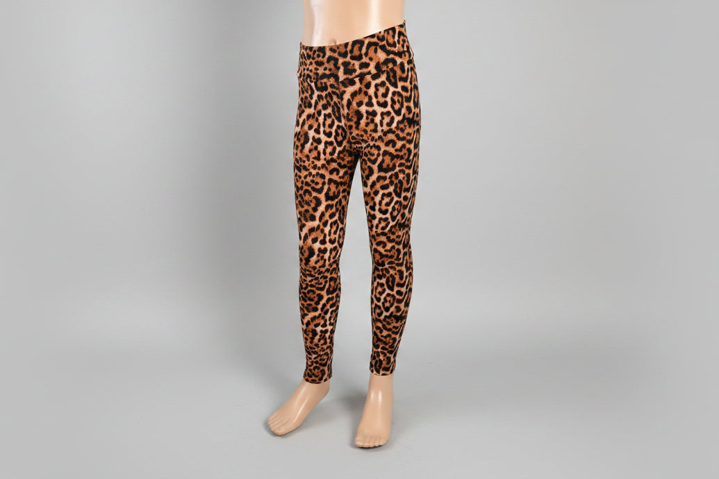 Trendy leopard print leggings