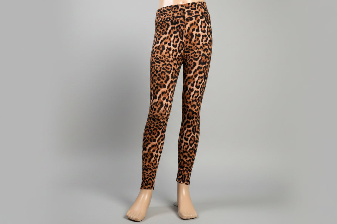Trendy leopard print leggings