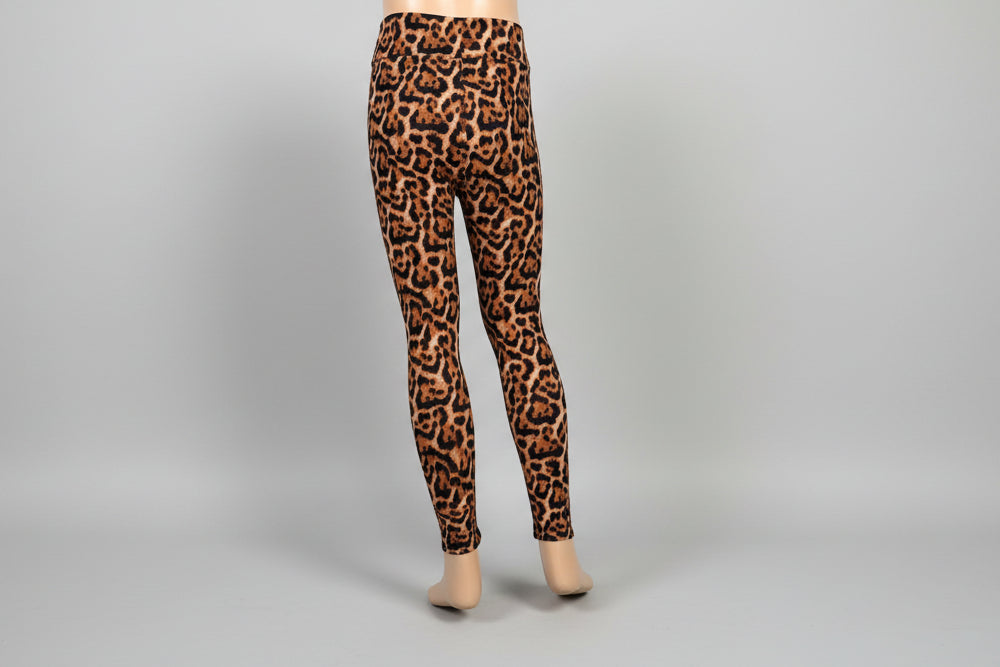 Trendy leopard print leggings