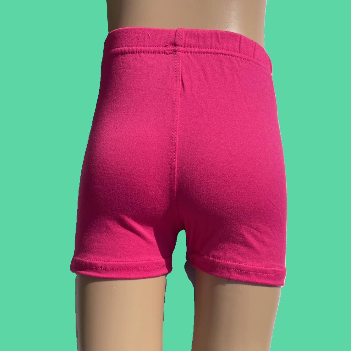 Vibrant fuchsia summer shorts
